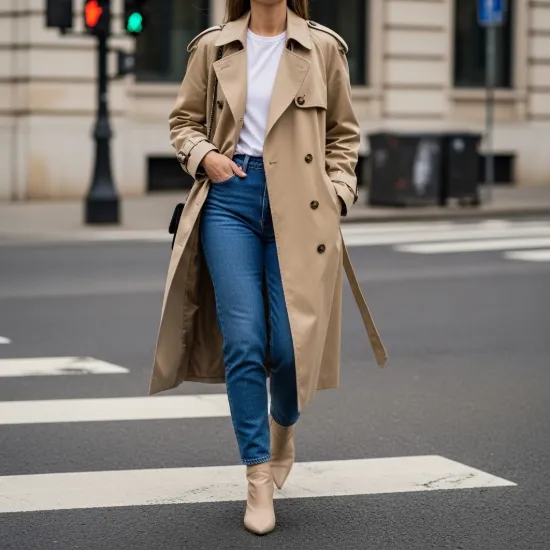 Heritage Su İtici Kumaş Oversize Trençkot